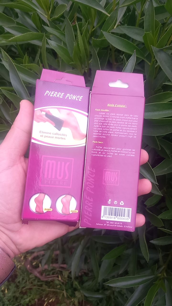 Pierre ponce pour pieds