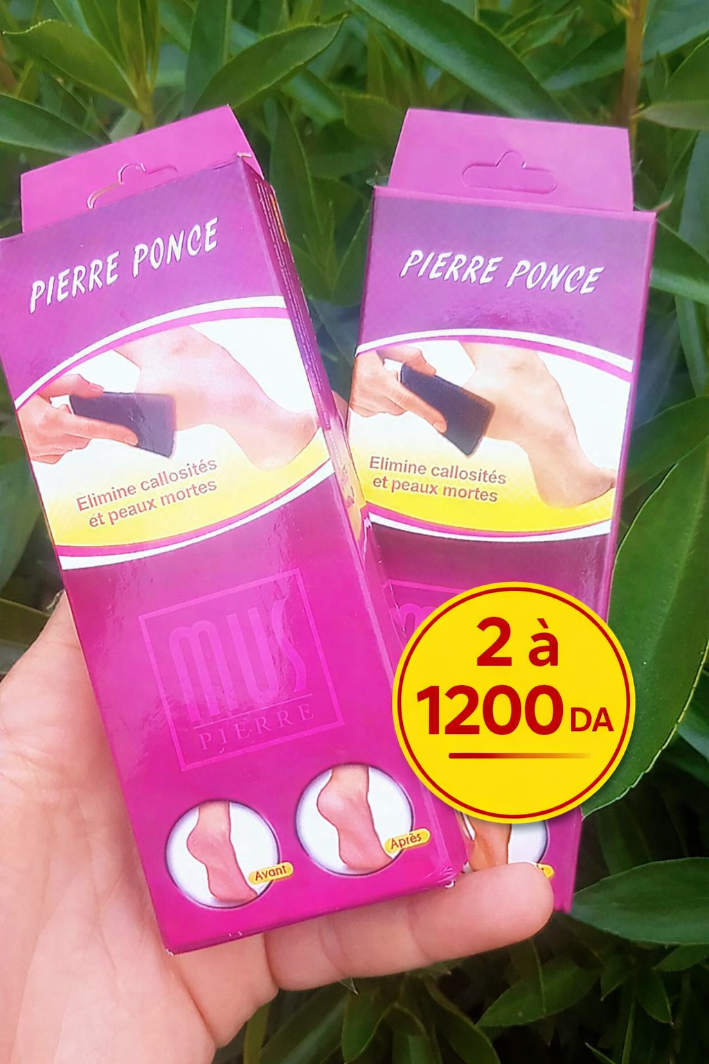 Pierre ponce pour pieds
